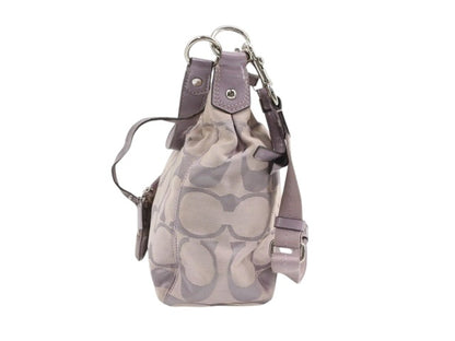 Coach Lilac Signature Shoulder Bag with Matching Pouch