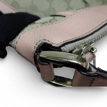Gucci GG Canvas Crossbody – Pink Trim