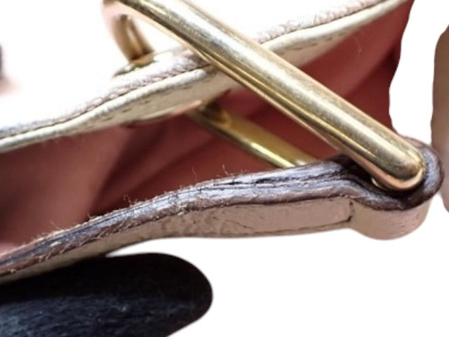 GUCCI PINK MONOGRAM SHOULDER BAG