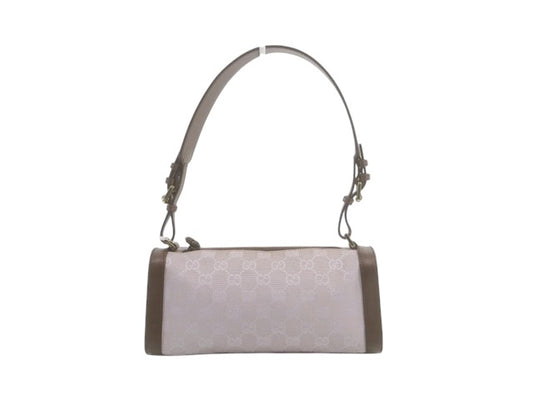 Gucci GG Canvas Shoulder Bag – Pink & Brown