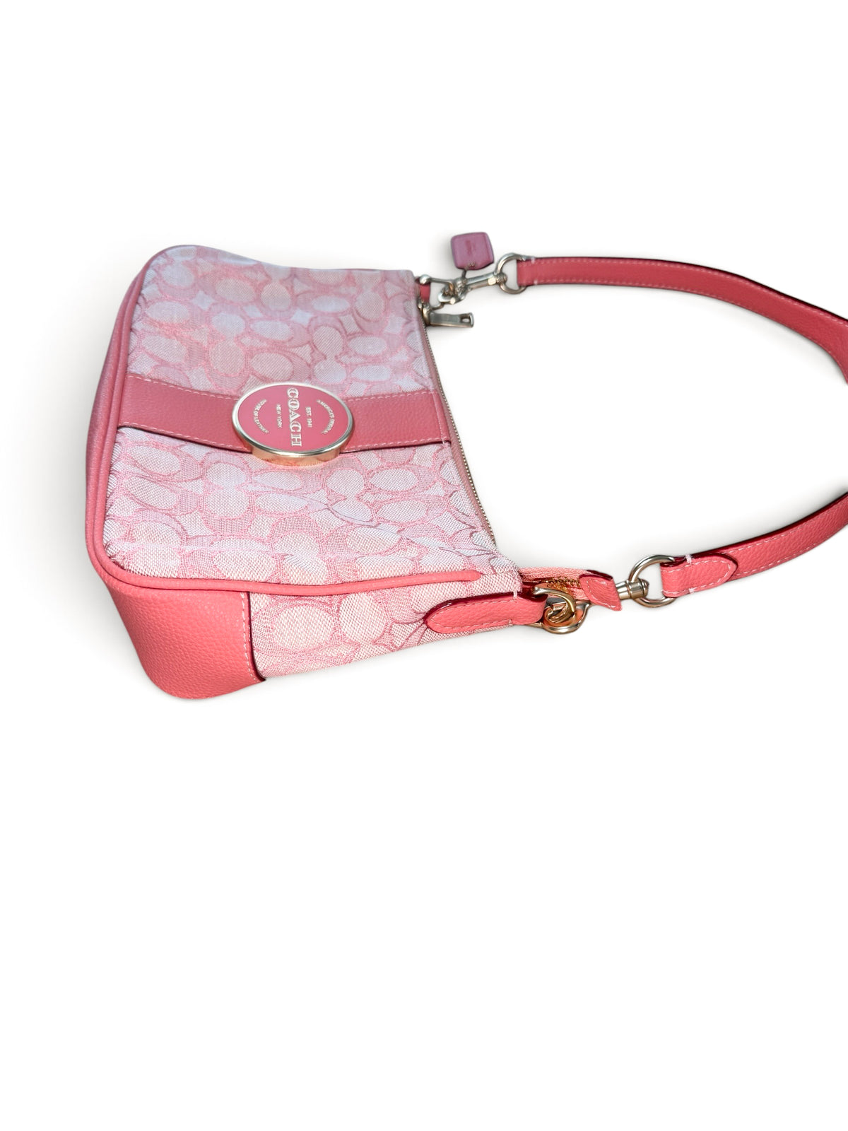 Vintage Coach Signature Swinger Bag – Pink
