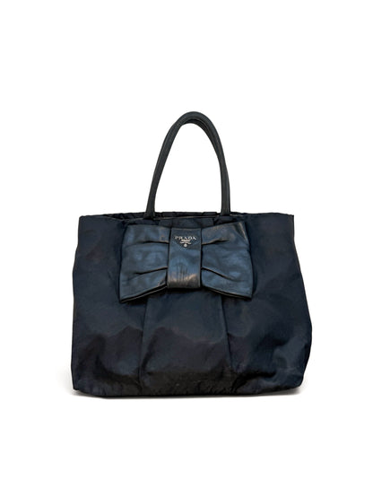 Prada Tessuto Bow Tote Bag