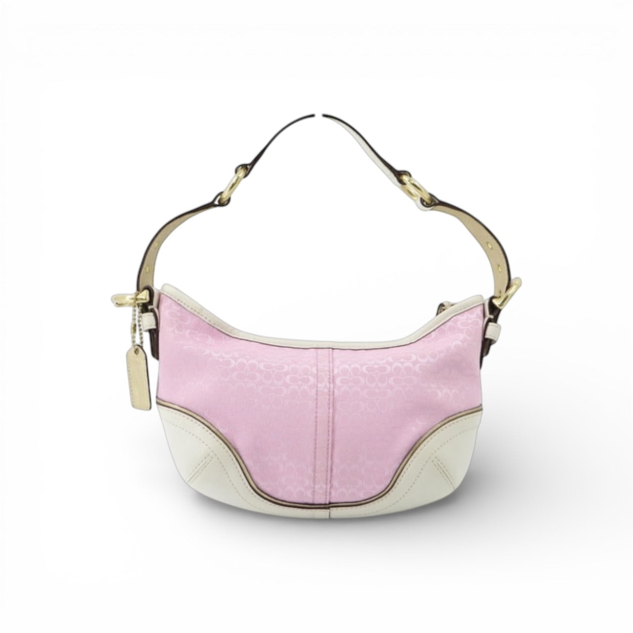 Coach Pink Signature Shoulder Bag