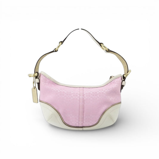 Coach Pink Signature Shoulder Bag