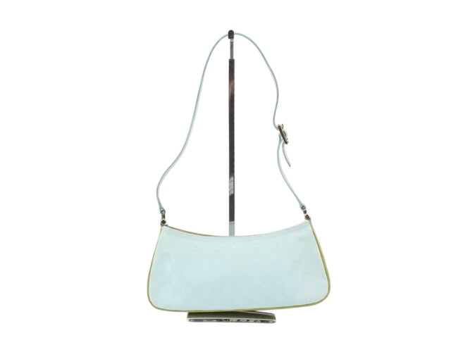 Gucci GG Canvas Mini Shoulder Bag – Blue & Lime