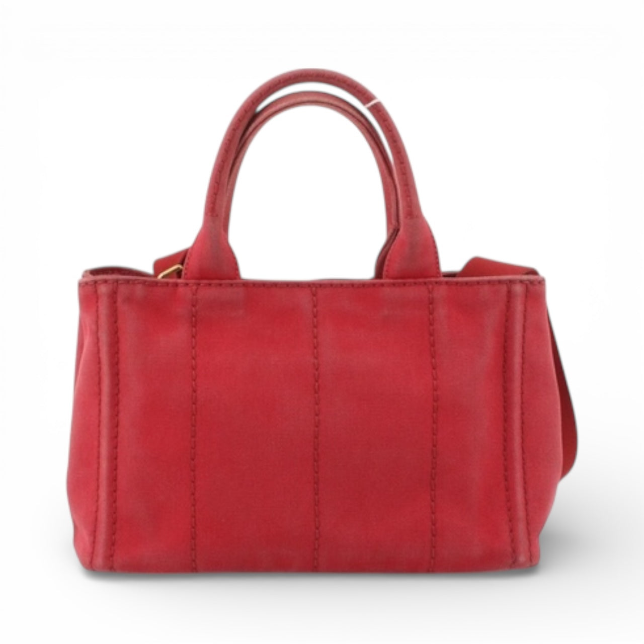 Prada Canapa 2-Way Denim Tote