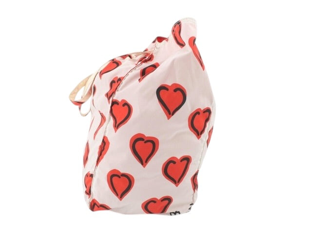 Prada Heart Print Nylon Tote Bag