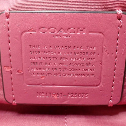 Coach White Floral Tote