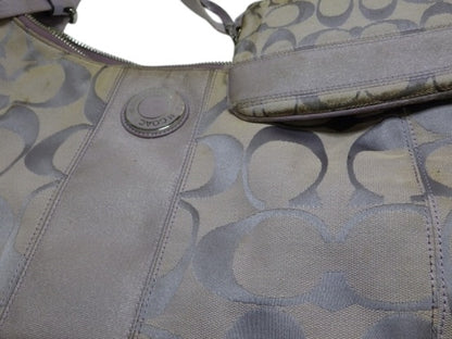 Coach Lilac Signature Shoulder Bag with Matching Pouch
