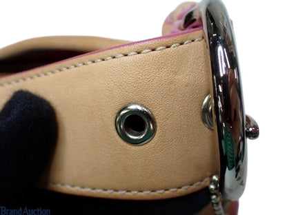 Coach Signature Tote – Pink Trim
