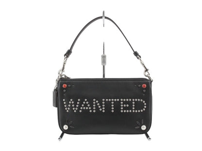 Coach Black Studded Wanted Shoulder Bag