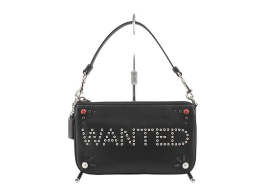 Coach Black Studded Wanted Shoulder Bag