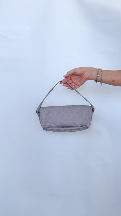Gucci GG Monogram Shoulder Bag – Lilac