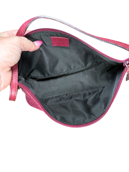 GUCCI Pink GG Canvas Boat Shoulder Bag