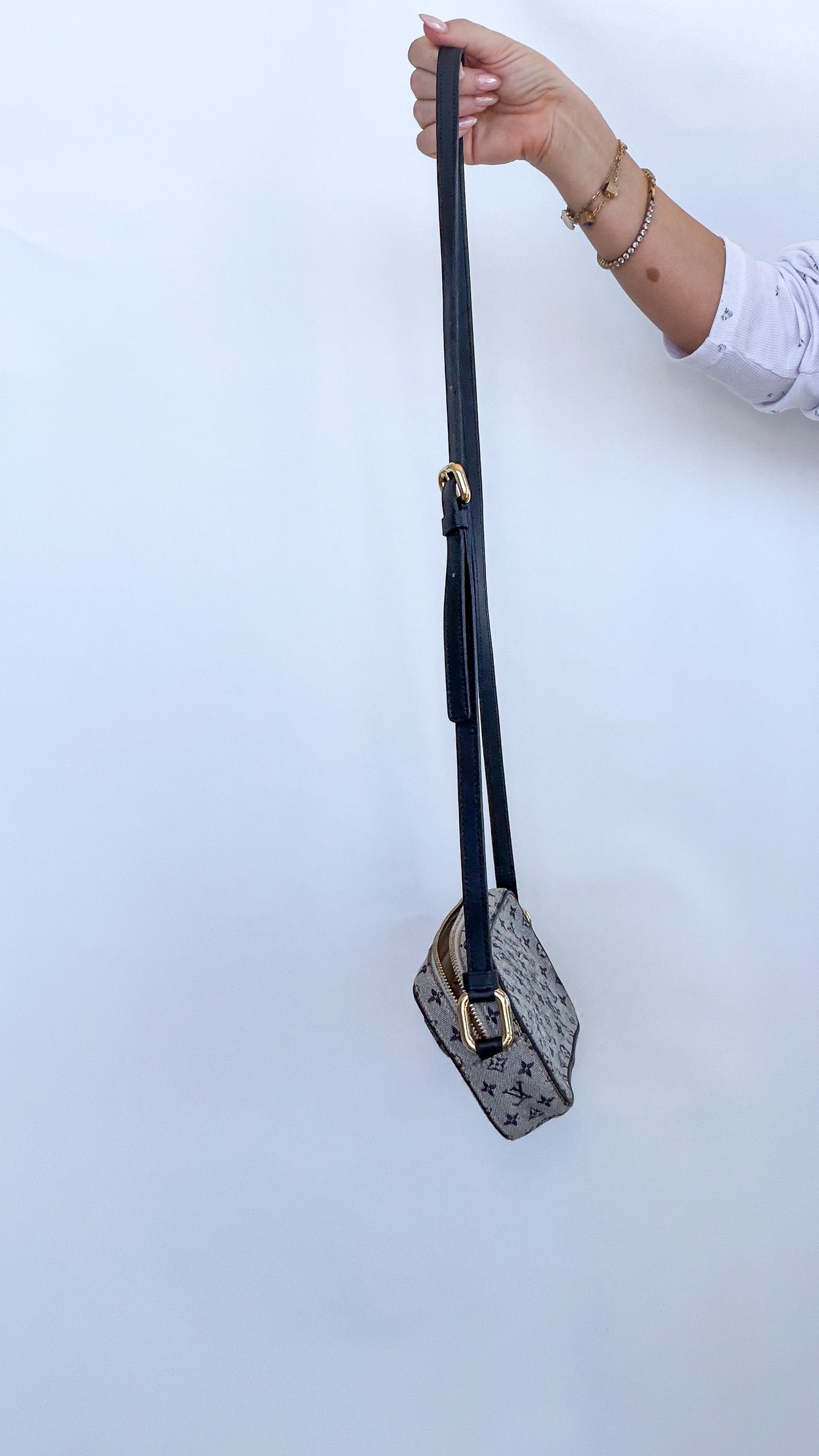 Louis Vuitton Monogram Mini Lin Crossbody Bag – Grey