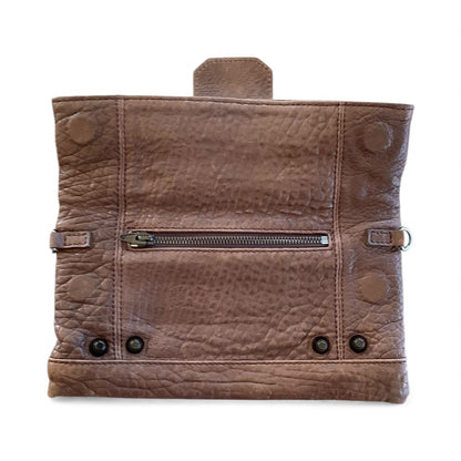 Alexander Wang Diego Fold-Over Leather Clutch / Crossbody