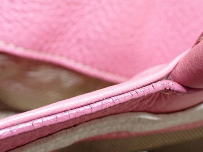 Prada Canapa Bow Tote – Pink & Beige