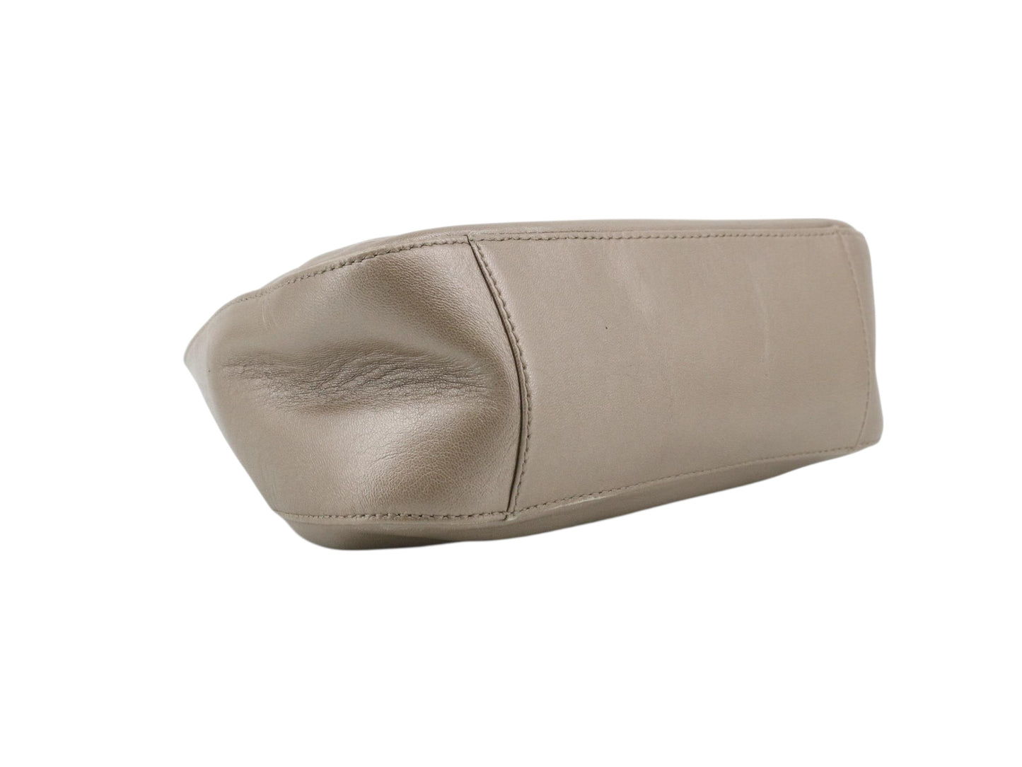 Prada Metallic Leather Hobo Bag – Champagne