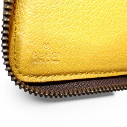 Gucci GG Supreme Zip Long Wallet