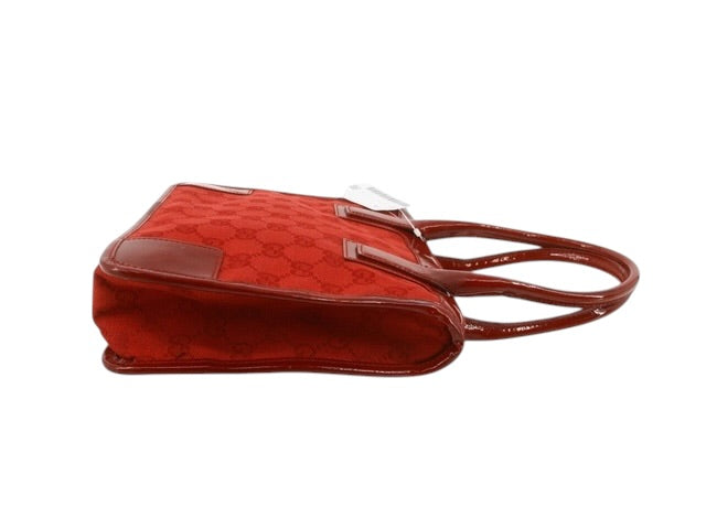 Gucci GG Canvas Mini Tote – Red