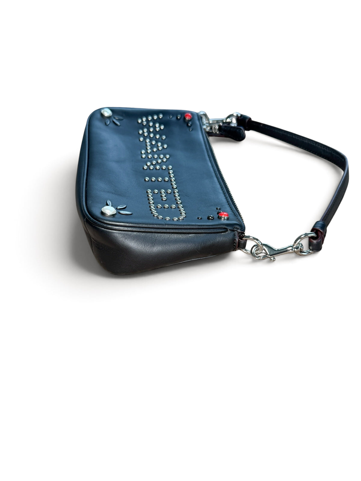 Coach Black Studded Wanted Shoulder Bag