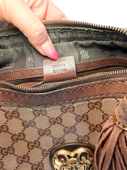 Gucci GG Crystal Heart Shoulder Bag