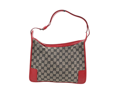 Gucci GG Canvas & Leather Shoulder Bag (001 4205)