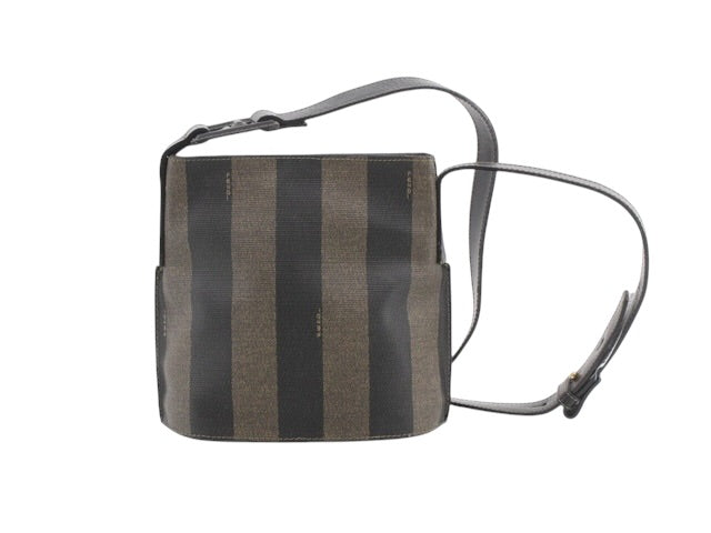 Fendi Pequin Stripe Crossbody Bag (Vintage)