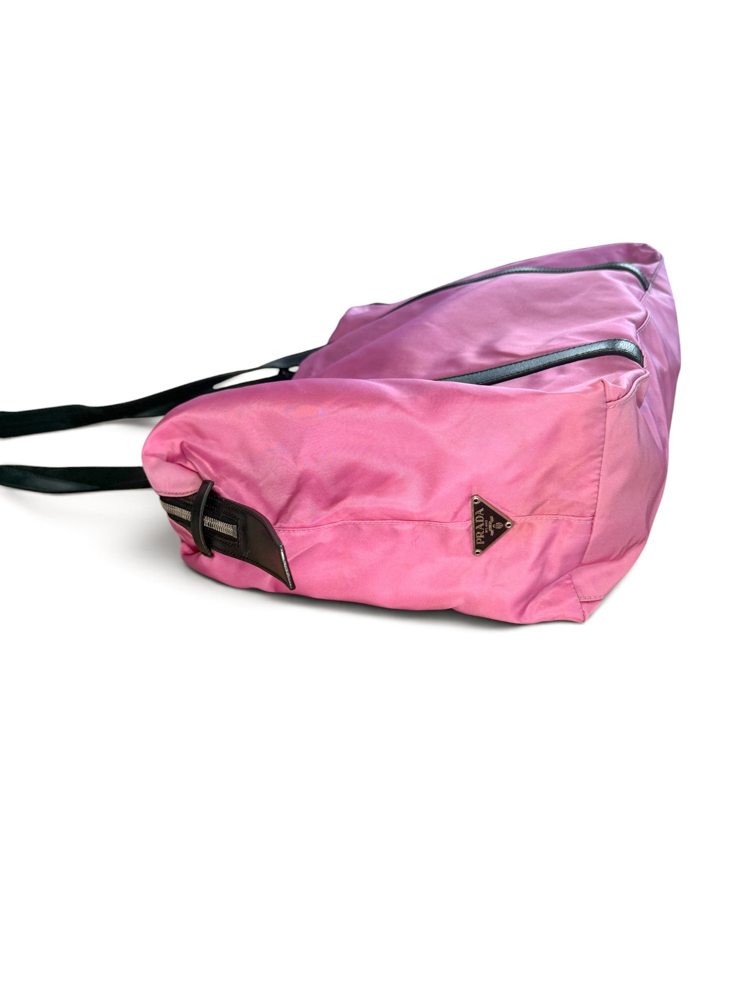 PRADA Nylon Tote Bag – Pink