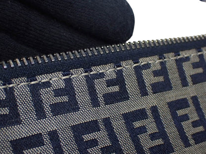 Fendi Zucca Canvas Mini Shoulder Bag – Navy