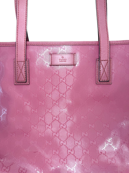 Gucci Pink GG Imprimé Medium Tote