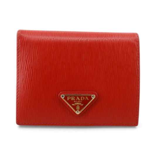 PRADA Red Saffiano Wallet