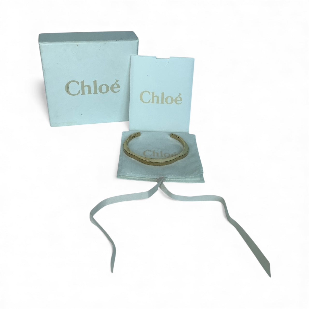 Chloé Gold-Tone Sculpted Cuff Bracelet