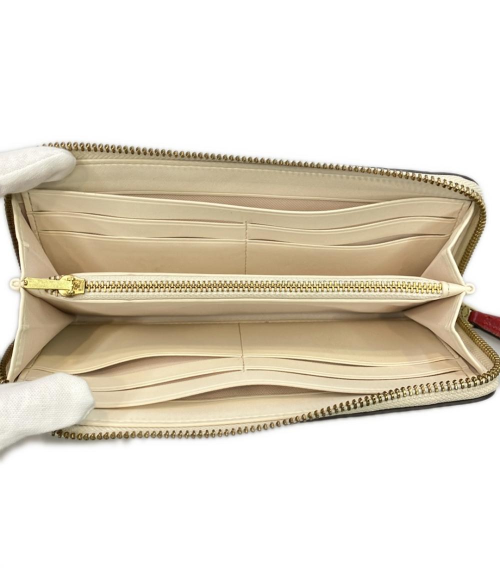 Coach Cherry Print Zip-Around Wallet