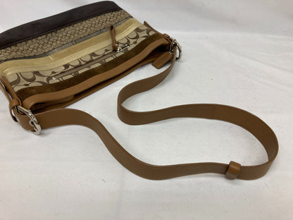 COACH Signature Stripe Shoulder Bag