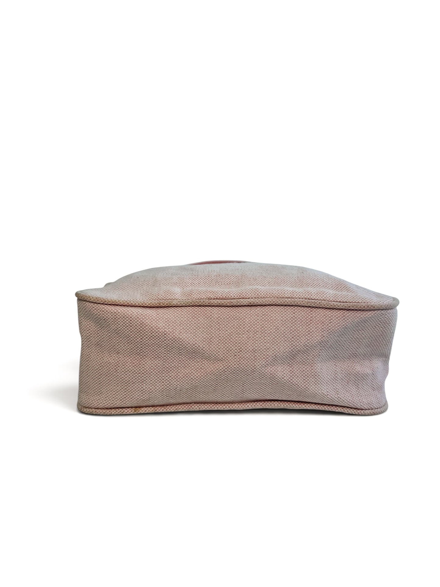 PRADA PINK CANVAS HANDBAG
