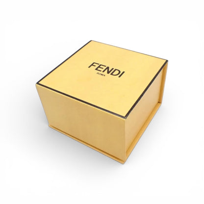 Fendi F Is Gold Drop Pearl Earrings