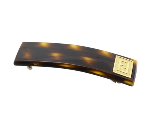 Fendi Logo Hair Barrette