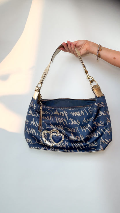 Coach Glitter heart bag