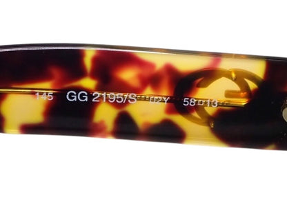 GUCCI VINTAGE GG 2195/S TORTOISESHELL SUNGLASSES