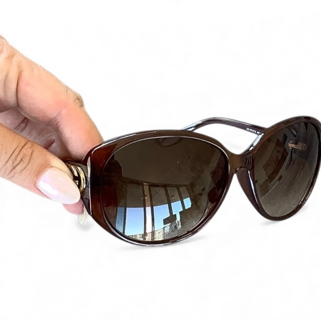 Gucci Oversized Brown Gradient Sunglasses