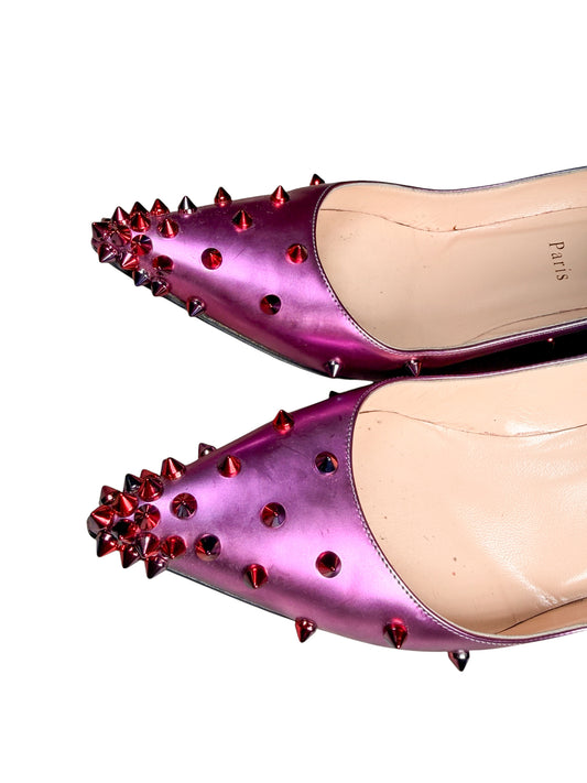 Christian Louboutin Spike Pumps – Blue/Purple Gradient size 38
