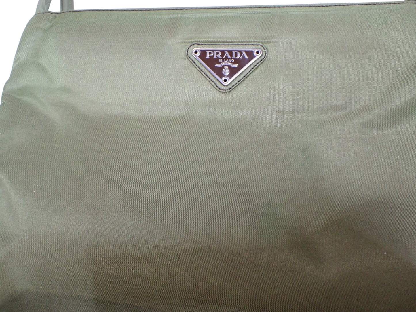 PRADA TESSUTO NYLON TOTE – KHAKI