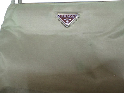 PRADA TESSUTO NYLON TOTE – KHAKI