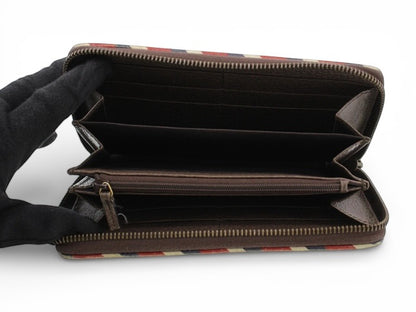 Gucci GG Supreme Tiger Zip Wallet
