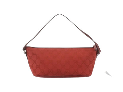 GUCCI RED MONOGRAM SHOULDER BAG