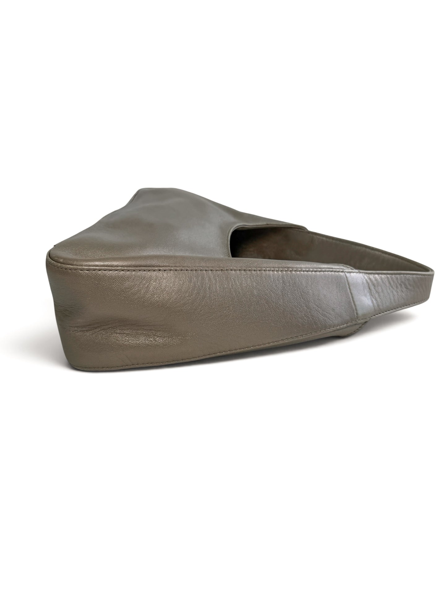 Prada Metallic Leather Hobo Bag – Champagne
