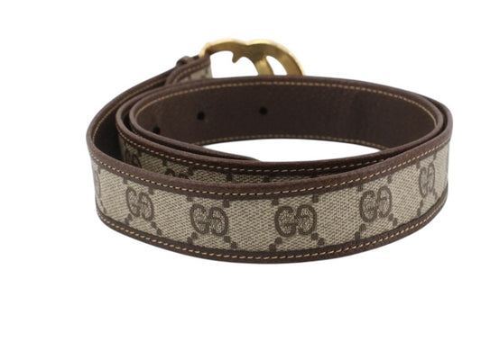 Gucci GG Supreme Belt – Double G Buckle