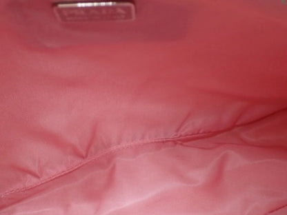 PRADA PINK CANVAS HANDBAG