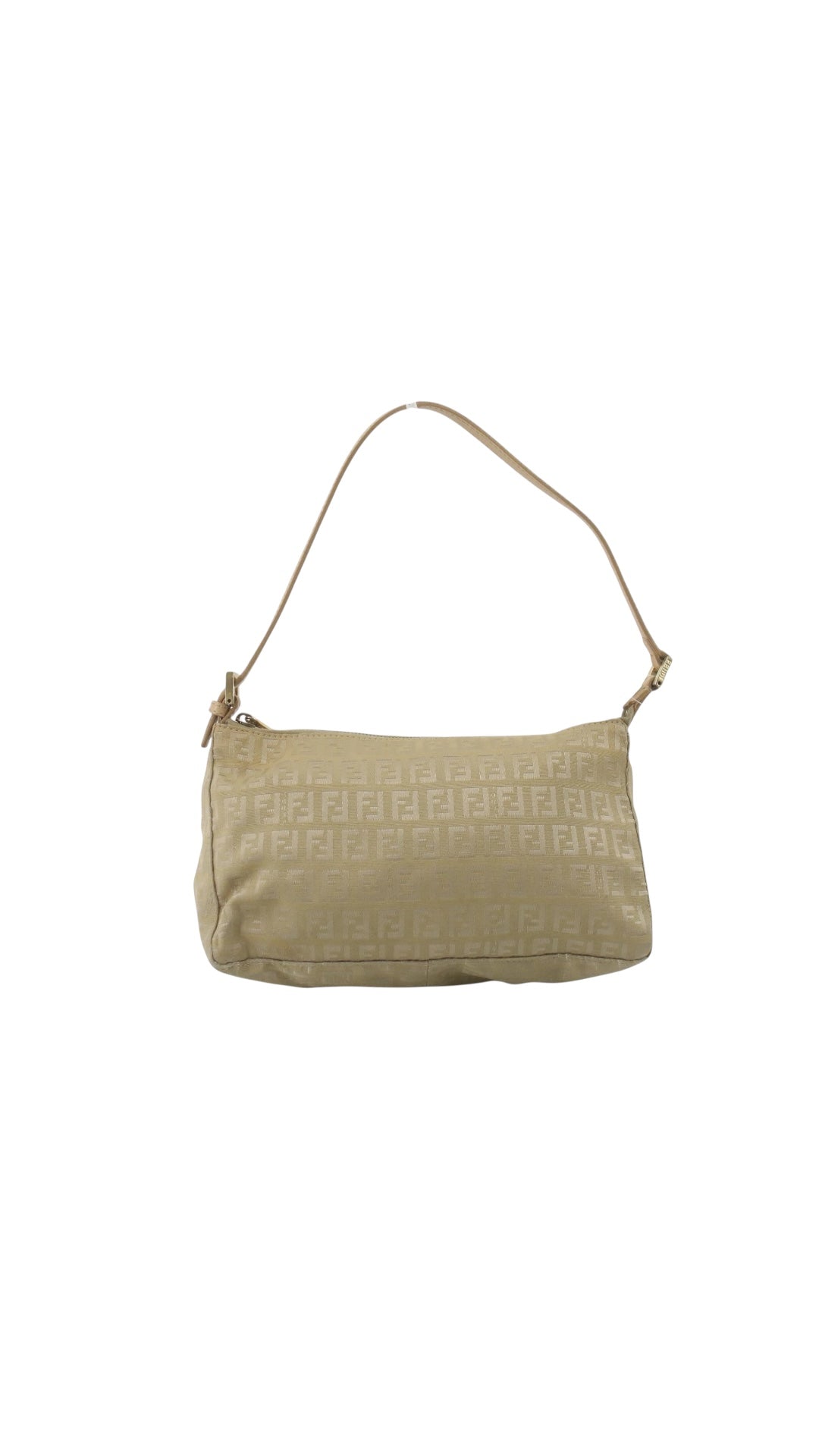 Vintage Fendi Zucchino Shoulder Bag – Beige Monogram